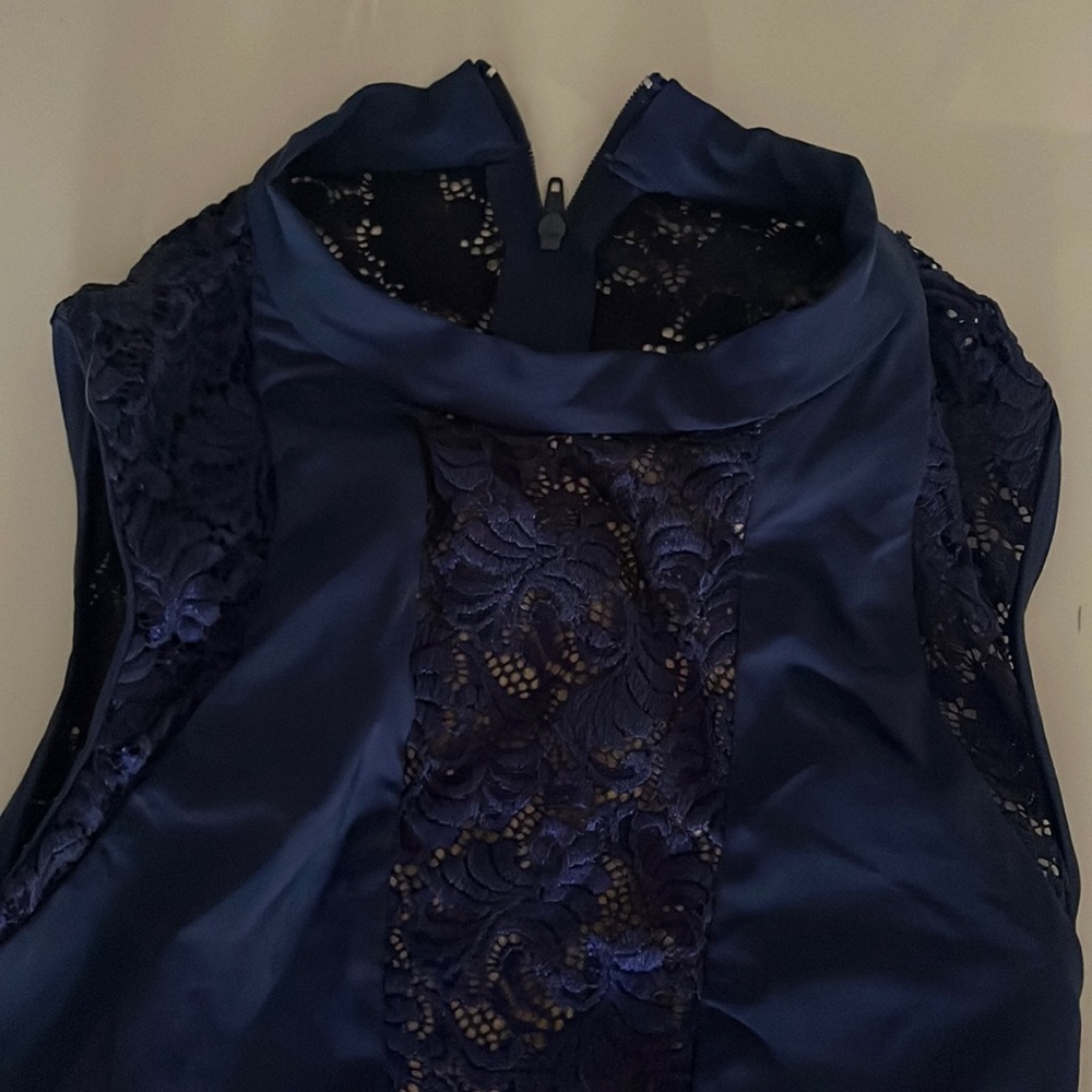 kids blue flowey dress